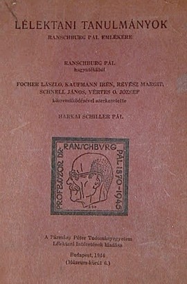 Harkai Schiller Pál - Lélektani tanulmányok