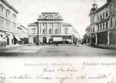 Az 1883-ban elkészült egykori Európa szálló a Klauzál téren